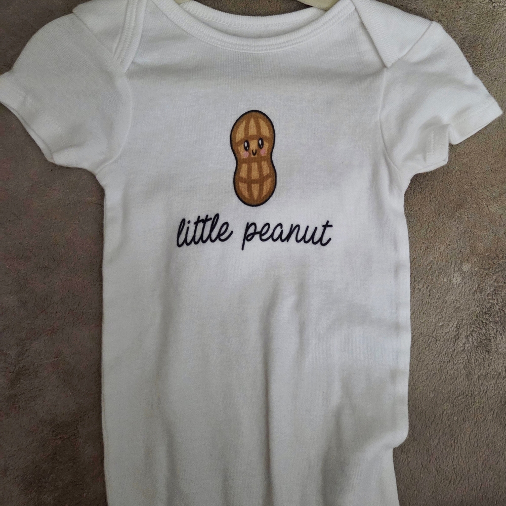 Little Peanut White Kids Shirt 12mo
